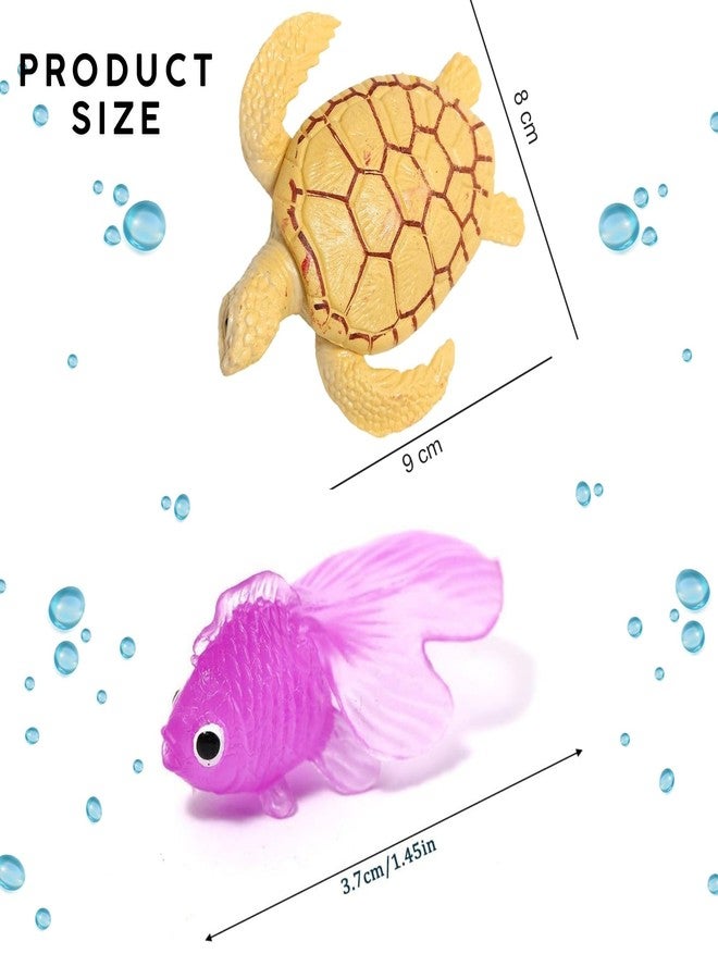 Mallexo مجموعة ألعاب حيوانات المحيط من ماليكسو للأطفال (بنين وبنات) - 24 قطعة - حيوانات بحرية مائية - هدايا عيد ميلاد - ألعاب شخصيات متعددة الألوان - ألعاب مخلوقات بحرية - قنديل البحر - أخطبوط - وغيرها - أحجام صغيرة ومتوسطة - Image 5